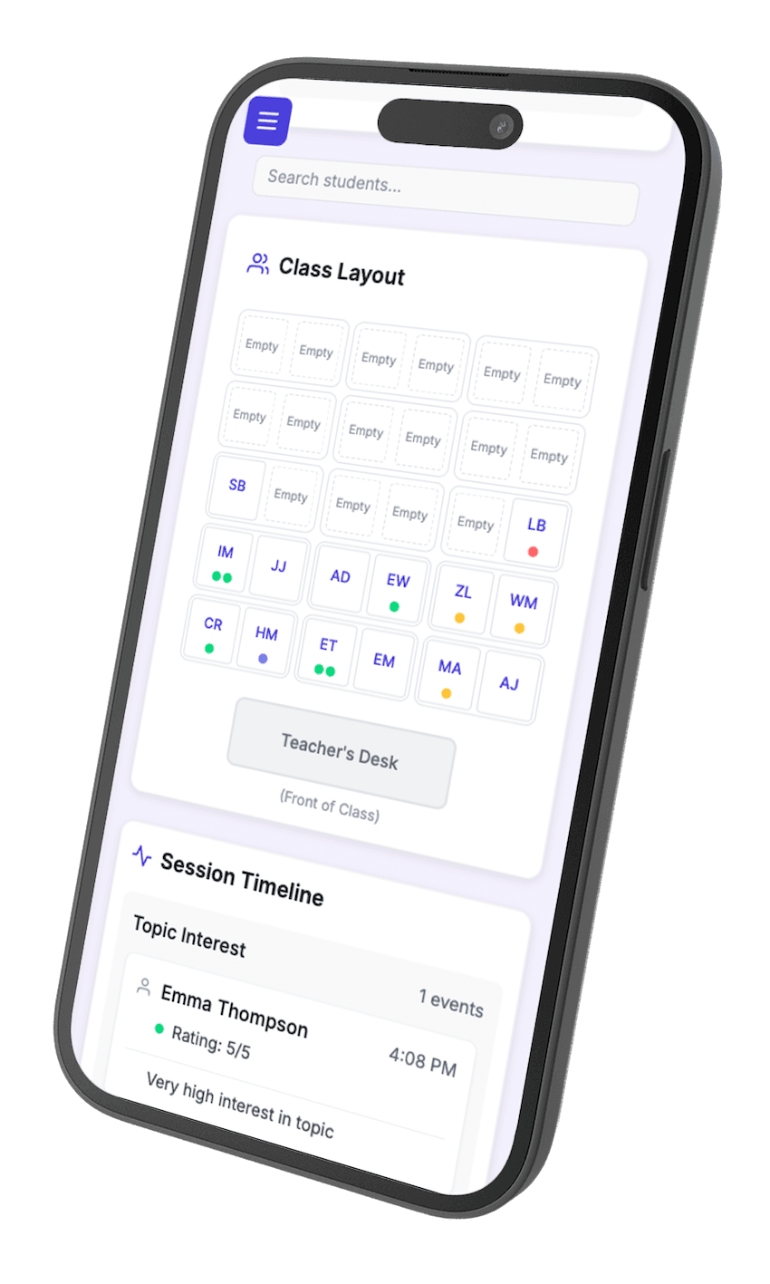 ClassMap.io teacher dashboard preview