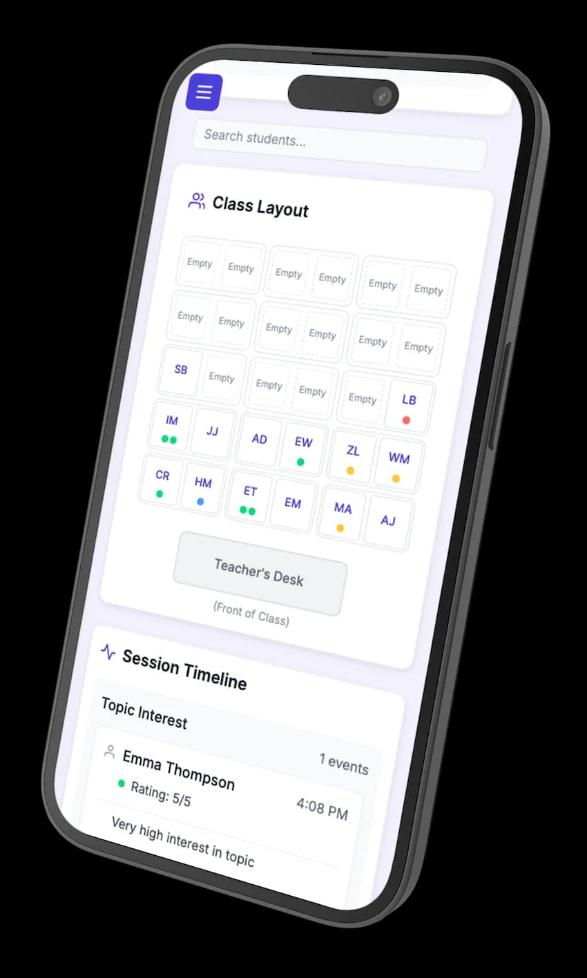 ClassMap.io teacher dashboard preview